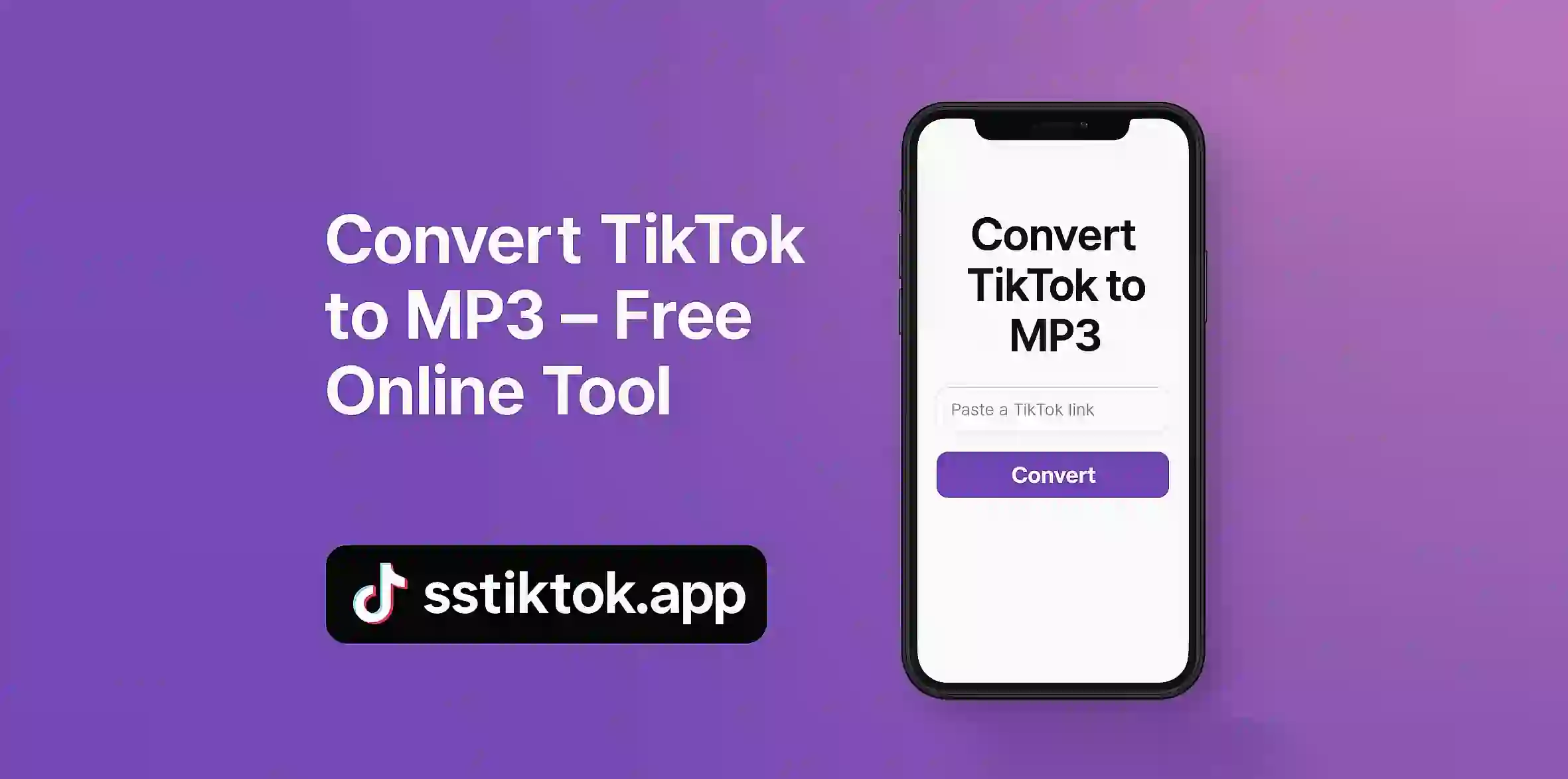 Convert TikTok to MP3 – Free Online Tool