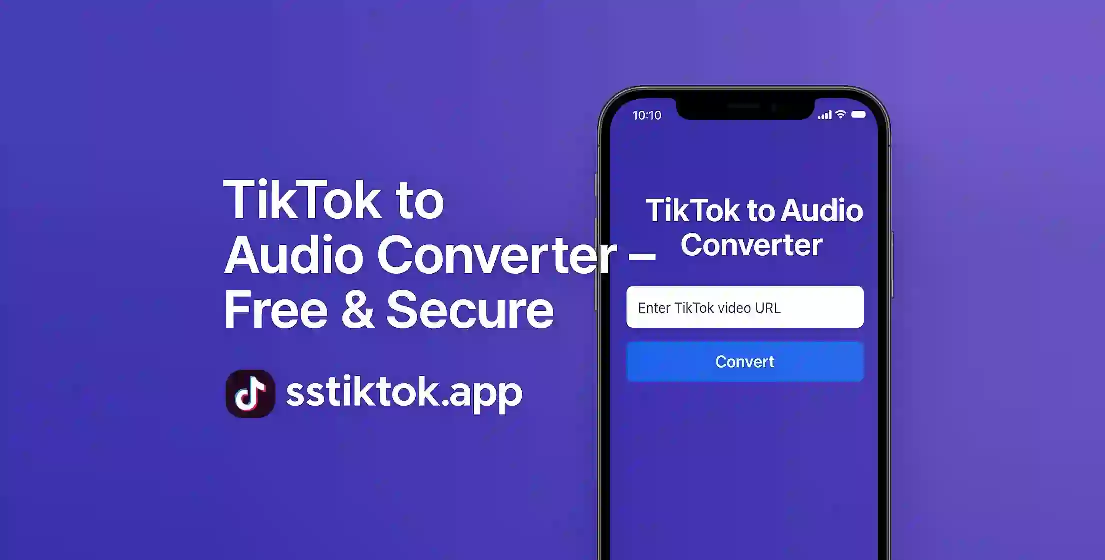 TikTok to Audio Converter – Free & Secure