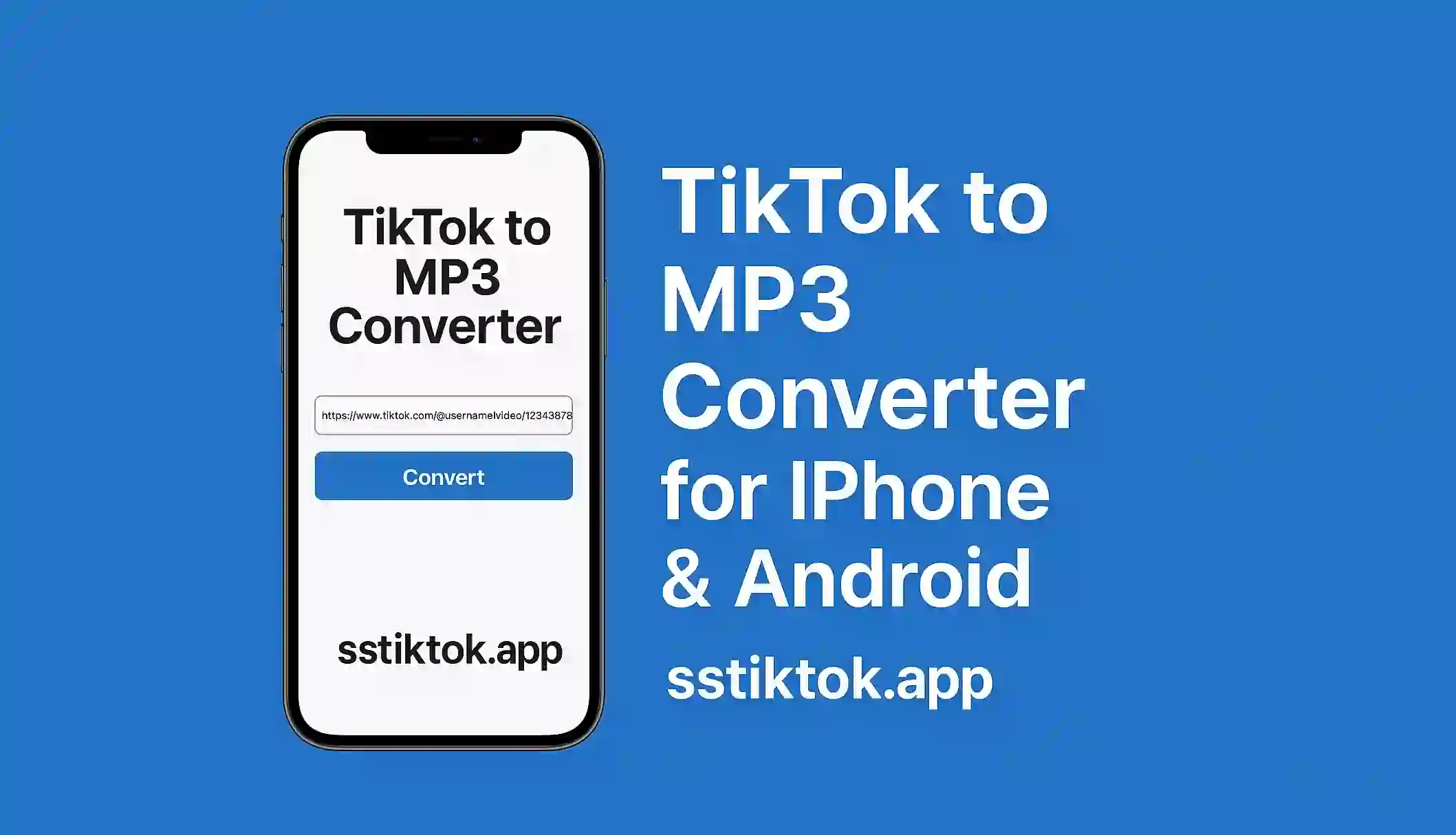 TikTok to MP3 Converter for iPhone & Android
